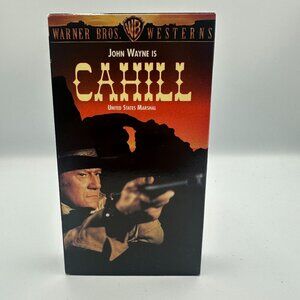 Cahill United States Marshal John Wayne VHS 1973 Warner Bros Western PG